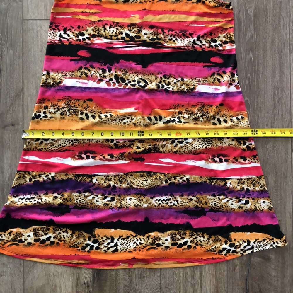 Worn once! - PRETTY WOMAN Patterned Sleeveless Mini Dress - Picture 4 of 5
